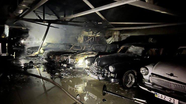 In Kyiv region, a "Shahed" drone struck a vintage car museum (photos available).